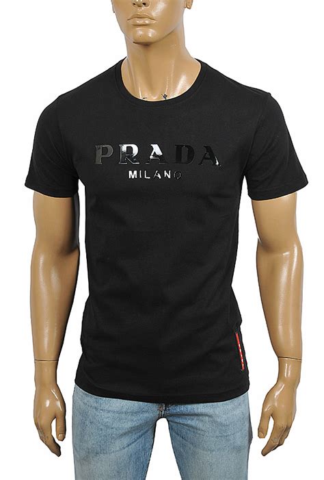 tee shirt prada homme|Prada t shirt men's sale.